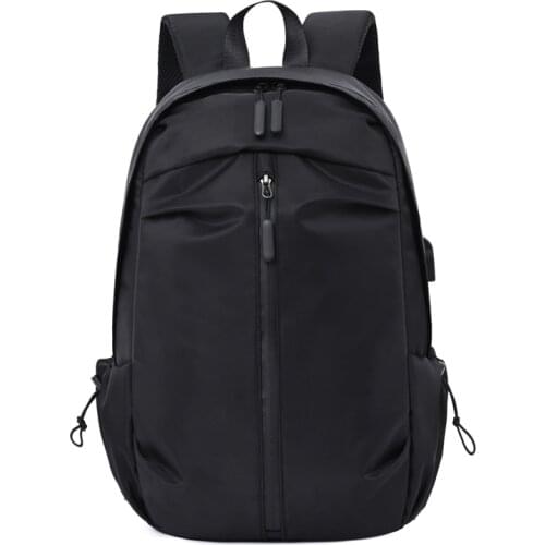 Laptop Backpack USB External Charge 15.6 Inch Shoulder Men Anti-Theft Nylon Travel Backpack