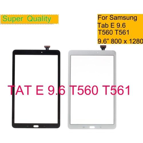10Pcs/lot Touchscreen For Samsung Galaxy Tab E 9.6 SM-T560 SM-T561 T560 T561 Touch Screen Digitizer Panel Sensor Tablet Glass