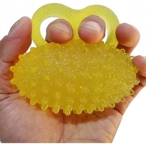 Hand Grip Strengthener Grip Exercise Ball with Massage Points, Finger Holes for Adults And Kids exercise Equipment For Home