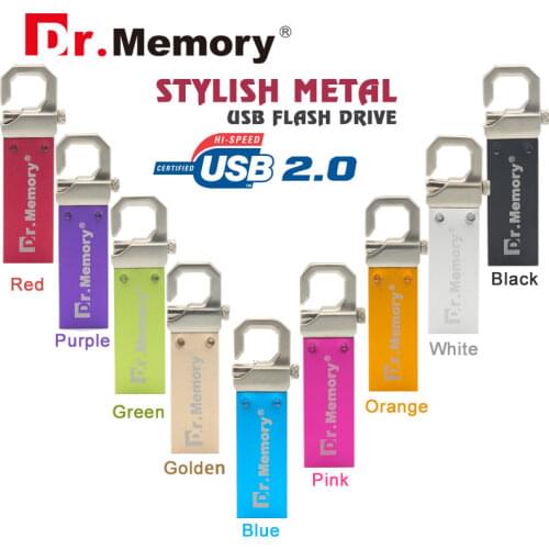 Colorful Metal USB2.0 Flash Drives USB Key Mini Pendrive 128MB 4GB 8GB 16GB 32GB Real Capacity Memory Stick Flash Disk Pen Drive