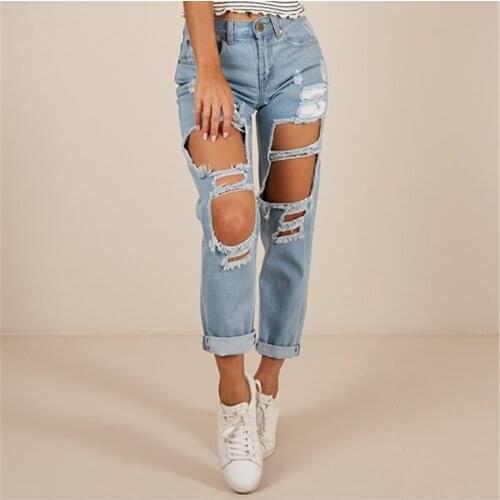 UZZDSS Women's Straight Jeans