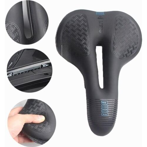 Bicycle Saddle MTB Bike Saddle Seat Shock Absorber Sponge Breathable Cycling Seat Pad Cushion Outdoor Bicycle Accessories