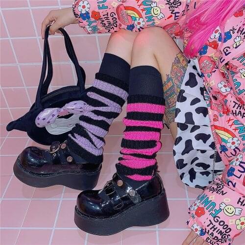 Japanese Harajuku Spring Harajuku belt buckle rivet big shoes Japanese punk girl muffin thick bottomed round shoes