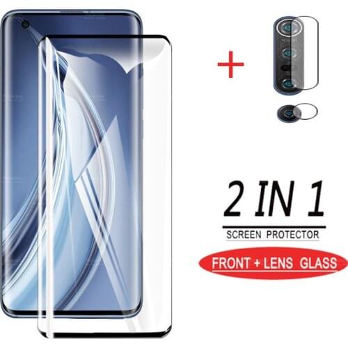 2 in 1 camera lens screen protector for xiaomi mi 10 pro mi10 pro 5G 2020 glass Tempered glass on xiomi mi10 pro glas film