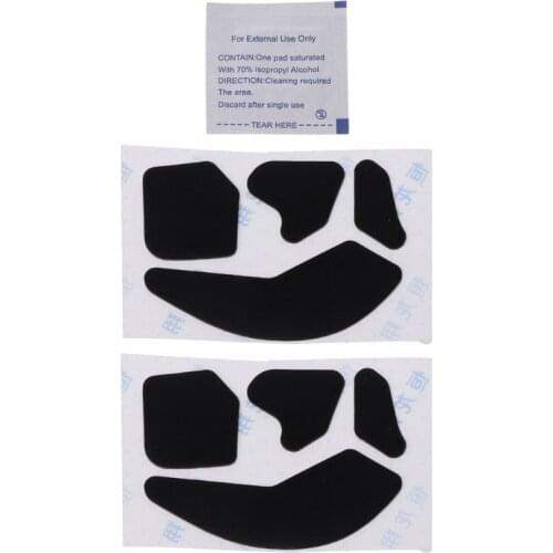 2 Sets 0.6mm Mouse Skates Sticker Pad for ROCCAT Leadr Wireless RGB Mouse