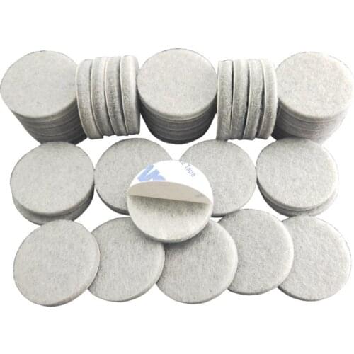 20-50pcs Felt Chair Leg Pads 3mm Thick Floor Scratch Protector Mat Mute Non-slip Self Adhesive DIY Furniture Accessories