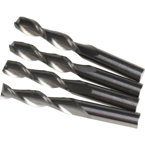 3pcs Shank 6mm x32mm Two Flutes Carbide CNC Millinging Tool,Spiral Milling Cutter,Wooden Cutters, in CNC Tools Kit