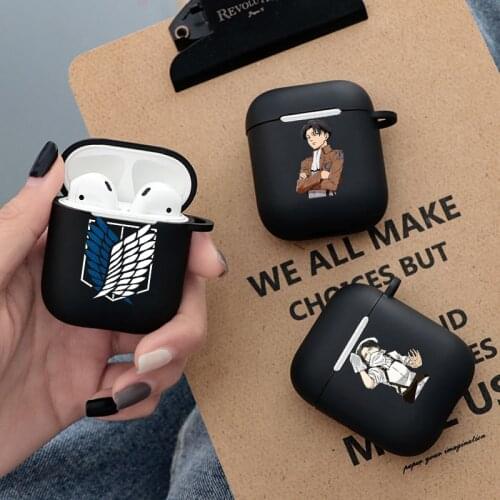 Japan Anime Attack on Titan Earphone Cases For Apple AirPods 1/2 Pro Case Silicone Protective Cover For Airpods 3 2 1 Box Fundas