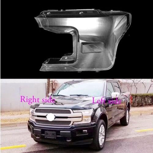 For Ford F-150 2017 2018 2019 Headlight Shell Lamp Shade Transparent Cover Headlight Glass Headlamp Cover