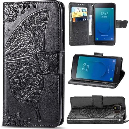 For Samsung Galaxy J2 Core Case Leather Wallet Phone Case For Samsung Galaxy J2 Core J260G J260 SM-J260G J2 core Case Flip Cover