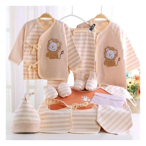 Babys Sets Baby Clothing organic cotton newborn clothes 12 pieces baby set infant clothing vetement bebe fille babykleding sale