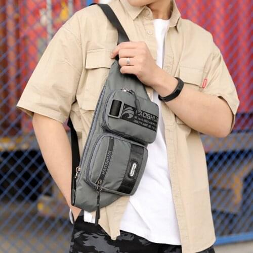 Men Chest bag Waterproof Running waist bag Sling shoulder bags Casual Multi-Function for Belt Mobile Phone Unisex Hip Bag Woman