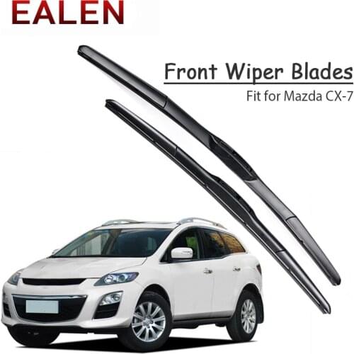 EALEN For Mazda CX-7 2013 2012 2011 2010-2002 Windscreen Original Wiper Accessories 1Set Rubber Car Front Wiper Blade Kit