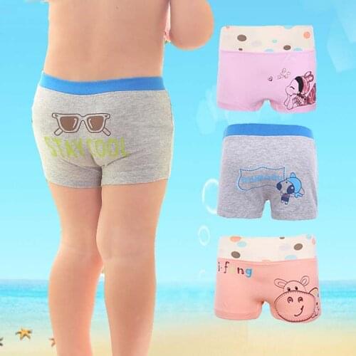 Cotton Panties Boys Underwear Kids Baby Infant Briefs Kids Under Panties Childrens Underpants Shorts Cartoon Taxi Car Pattern