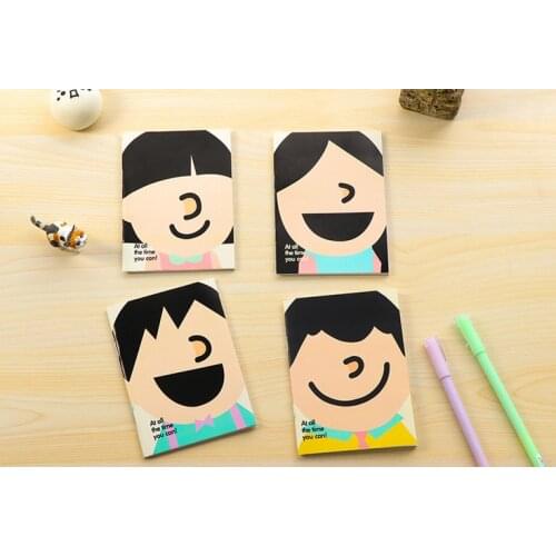 Kawaii head notebook Agenda week plan Diary Day planner journal record stationery office School supplie