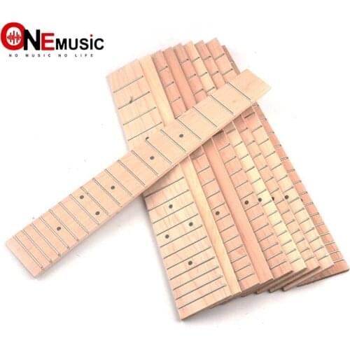 Maple Fretboard Rosewood Ukulele Fingerboard for 26 Inch Tenor Ukulele with 3mm Dot 18 Fret Fretboard UK Parts
