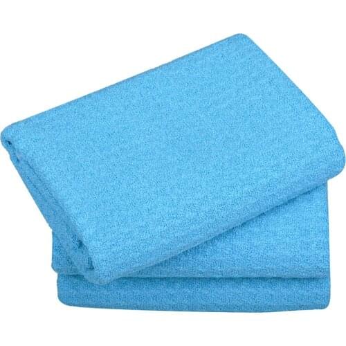 Microfiber Waffle Weave Kitchen Tea Towels Dish Drying Towels Washcloths Face Hand Towels 5 Assorted Colors 16"x16" 3 PCS