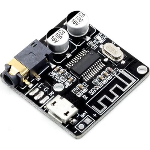 5Pcs VHM-314 Bluetooth5.0 Audio Receiver Module MP3 Lossless Decoder Board 3.7-5V Wireless Stereo Music Decoding Amplifier Board