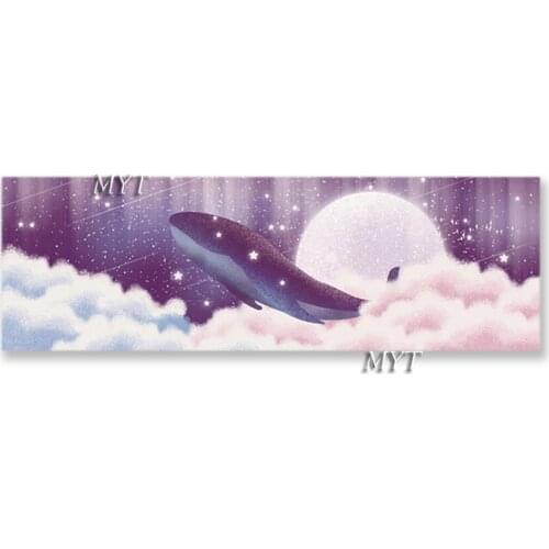 Cartoon Canvas Picture Art Kids Room Decorative Item Animal Oil Painting 100% Hand-painted No Frame Wall Hanging Cartoon Art