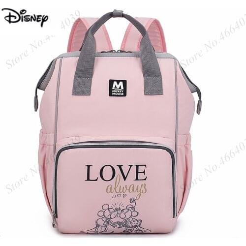 New Arrival Disney Baby Care Diaper Bag Pregnant Women Mummy Travel Nappy Bag Large Capacity Maternity Nursing Bag Organizer