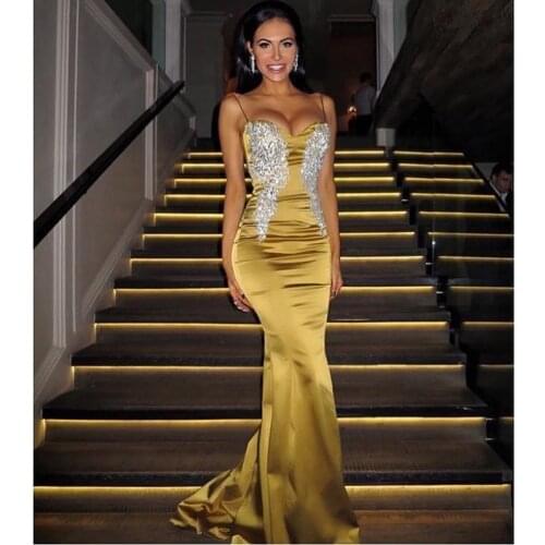 New Arrival Sexy Mermaid Prom Dresses Applique 2019 Cheap Custom Made Party Dress Evening Wear Special Occasion Dresses for