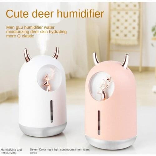 New Pet Humidifier Mini Household Small Moisturizing Aromatherapy Car Creativity Air Bear USB Humidifier Diffuser Aromatherapy