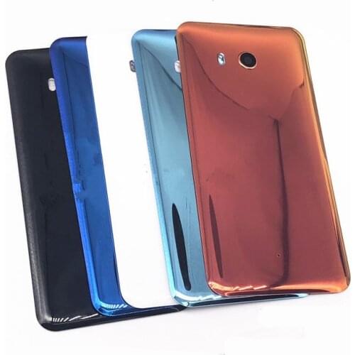 U 11 Back Cover For HTC U11 5.5 inch Housing Glass Rear Door Repair Replacement Battery Case