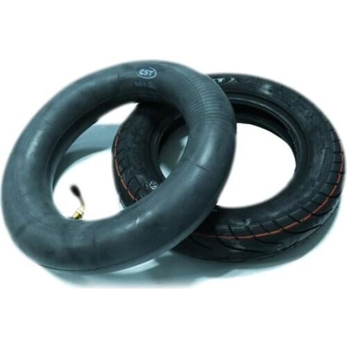 CST 10*2.5 Pneumatic Cover Tire with 10*2 Reinforced Inner Tube for 10 Inch Electric Scooter K-type E-bike/ Inflatable Tyres