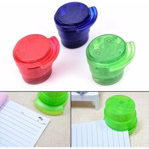 Practical Staple Free Stapler Paper Binding Binder Stapless Stationery Office Student Mini School Home Paperclip Random Color