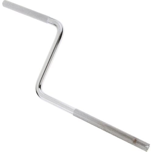 Durable Z-Shape Drum Rod Hardware For Cowbell Woodblock Cymbal Accessory