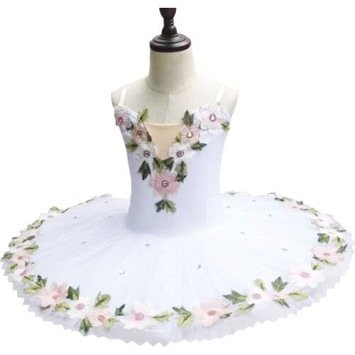 Professional ballet skirt male, girl, adult, woman, flower, pancake, picture, swan dance, costume, girl ballet skirt