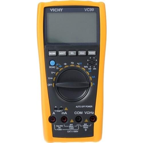 VC99 Auto Range Professional Digital Multimeter Tester