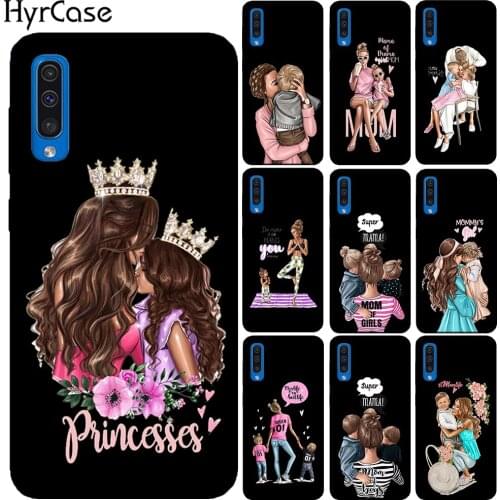 Baby Mama Super Mom Girl Silicone Case Cover For Samsung Galaxy A10 A20 A30 A40 A50 A70 A6 A8 Plus A9 A7 2018 Note 10 Pro 9 8