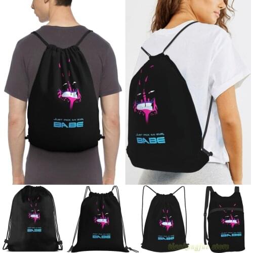 Tamatoa_Just Pick An Eye Babe Men Outdoor Travel Gym Bag Waterproof Drawstring Backpack Women Fitness Swimming Bag