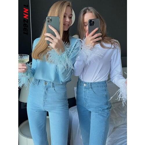 Женские футболки с длинным рукавом TNNZEET China At AliExpress