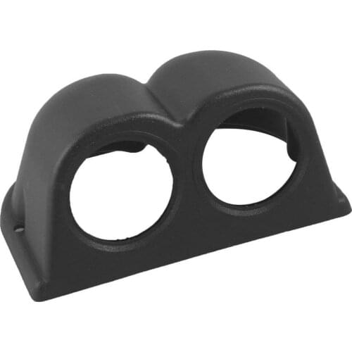 Uxcell Car 60mm Black Plastic Double Hole Gauge Pod Meter Holder