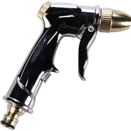 1pcs High-pressure Car Wash Water Gun Home Watering Brush Tool Copper Spray Gun Head