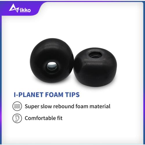 IKKO I-Planet Foam Tips High Quality Memory Foam Eartips for In-ear Earphone Size S/M/L Sponge Earphones Tips