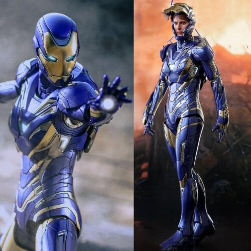 In Stock Hot Toys In Stock Hottoys 1/6 Scale Rescue Armor Iron Soldier Little Pepper MK49 Full Set 12" Action Figure Doll Model