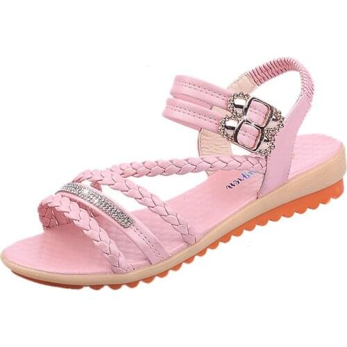 Women New Brand Sandals Outdoor Non-slip 2021 Summer Lady Flat Slippers Female Girls Cool Garden Shoes High Bling Sequins Mules