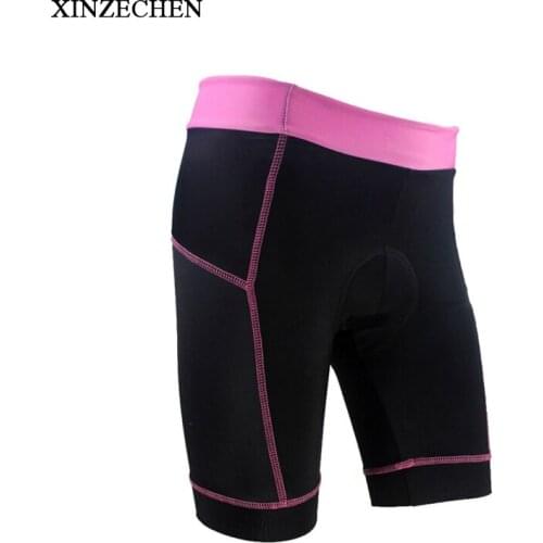 Female woman bike shorts team mtb Pink Womens Cycling Shorts Bike Bicycle Padded Short Trouser Cycle ciclismo Shorts With Pad