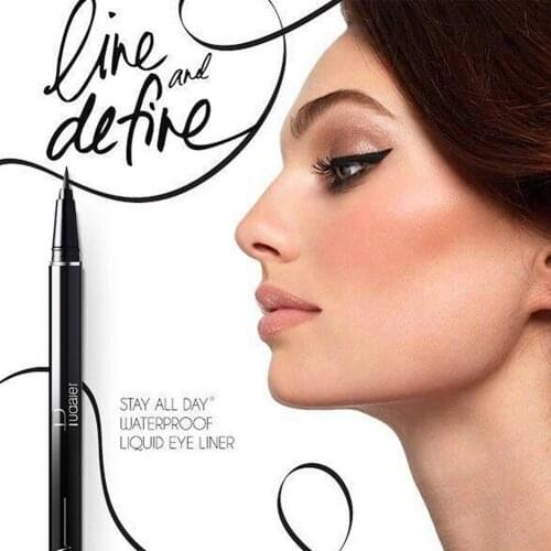 Liquid Eyeliner Pencil Waterproof Deep Black Quick-Drying Long Lasting Eyeliner Pen Protable Makeup Eye Liner Pencil Cosmetics