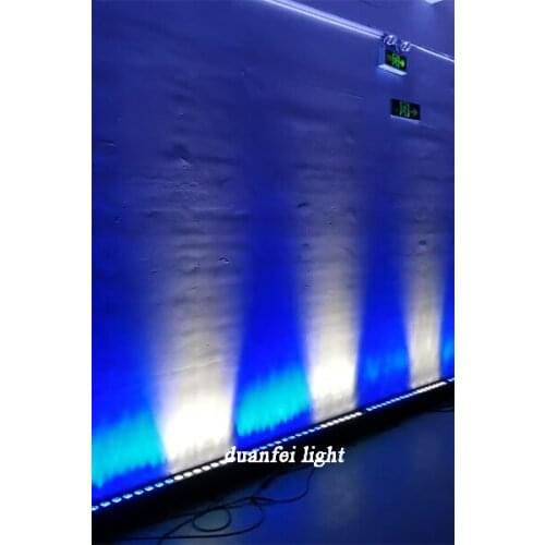 10pieces indoor led bar 18x15w 5in1 rgbwa pixel led wash lyre strip bar led wall washer dmx rgbwa 15w