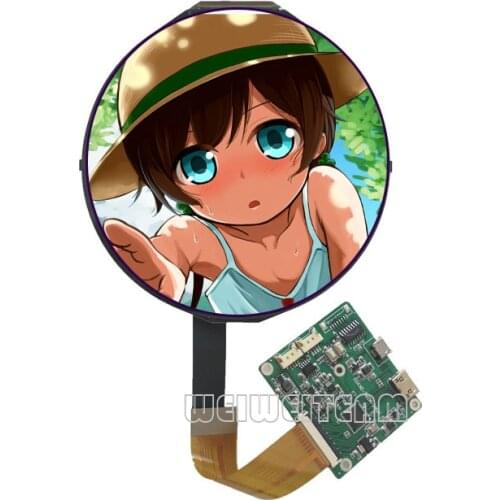 5 Inch Round Screen Circle Display Roundness Circular Round Lcd Display Module 1080X1080 -MIPI Driver Board