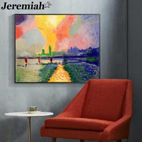Abstract Landscape Baby Canvas Poster Autumn Painting Wall Art Picture Print Modern Room Home Decoration Accessories