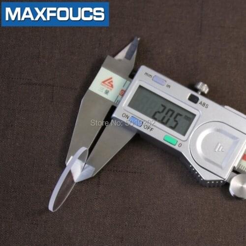 Watch Sapphire Glass Thick 2.0mm Flat 20 - 29.5mm Anti scratch Round Transparent Crystal Glass For Watch Repair