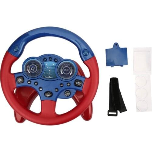 Children Steering Wheel Toy Simulation Educational Baby Kid Toy with Light Sound Effect