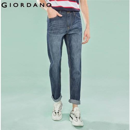 Мужские широкие джинсы Giordano China At AliExpress