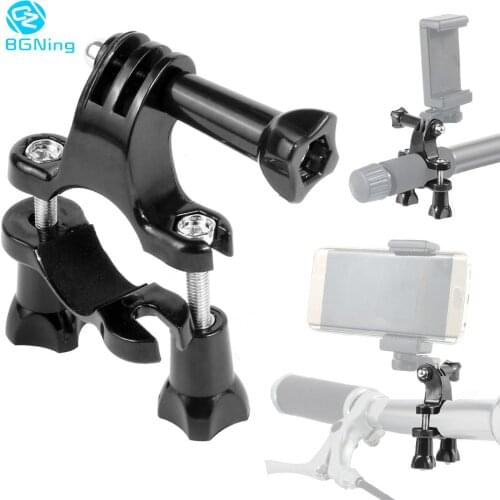 BGNing Bike Mount Motorcycle Handlebar Pole Bracket Tripod Adapter for Gopro Hero 8 7 6 5 4 Yi Eken Sports Camera Accessories