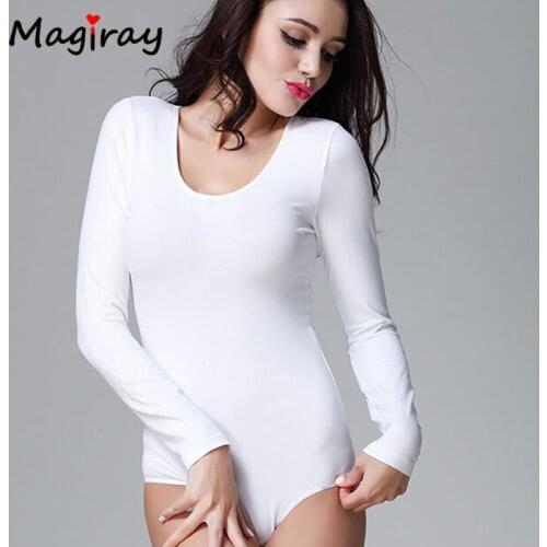 Magiray Women's Long Sleeve Bodysuits